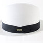 Dobbs Fifth Avenue Parker Mens White Straw Fedora W/ Pin MULTIPLE SIZES