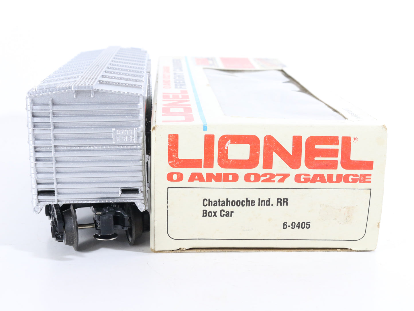 Lionel O 6-9405 Chattahoochee Cirr Silver Boxcar