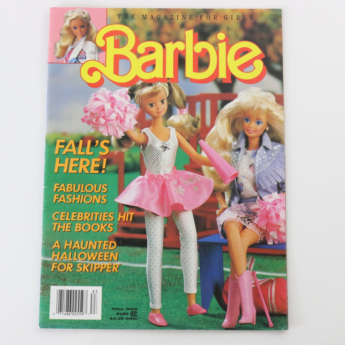 Fall's Here Fabulous Fashions Barbie Girl Magazine Mattel Fall 1988