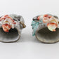 Vintage Red Pixie Elf Ceramic Planter Lot Of 2 Occupied Japan 4.5 In