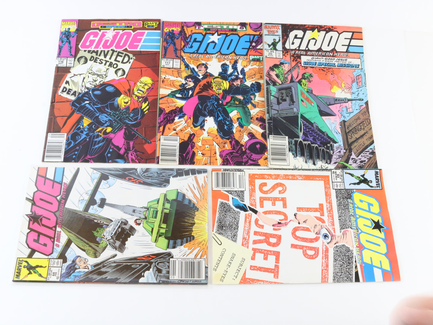 Lot Of 26 GI Joe ARAH Marvel Comics Vintage some Key Issues, Nice Conditions