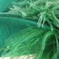 Mr D Ladies Fancy Boutique Green Wool Felt Hat W/ Feathers 7 56cm