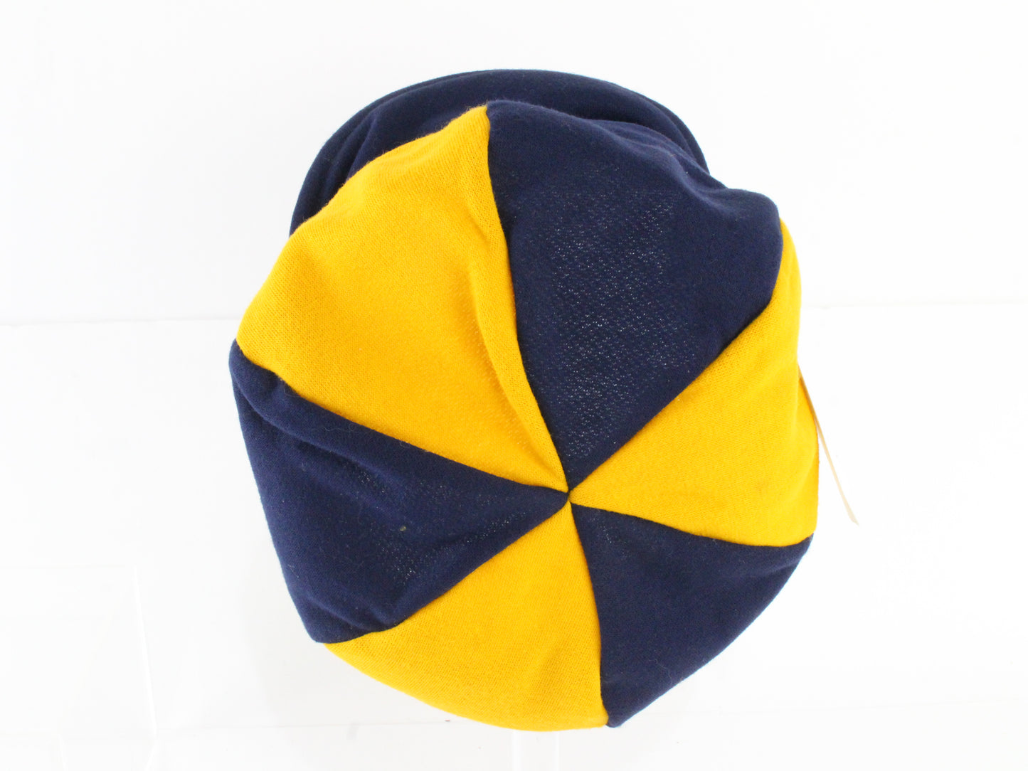 SMA Cap Co Mens Navy Blue and Yellow Cotton Blend Sport Cap M