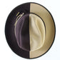 Borsalino Fancy Boutique Ladies Beige and Brown Felt Hat Made Italy Size: M