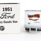 1951 Ford F-6 Dry Goods Van Chassis Engineering First Gear 1:34 Scale 19-1142