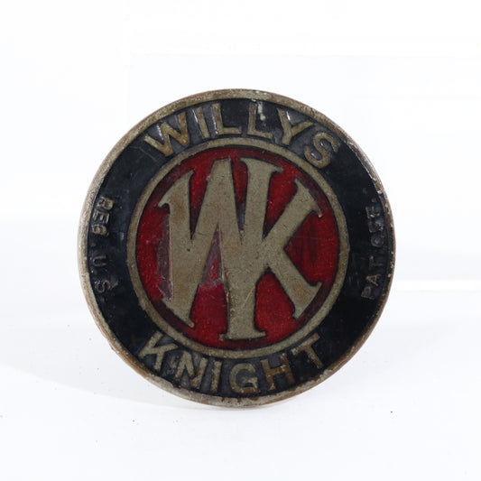 Willys Knight USA ORIGINAL Metal Automotive Emblem Badge