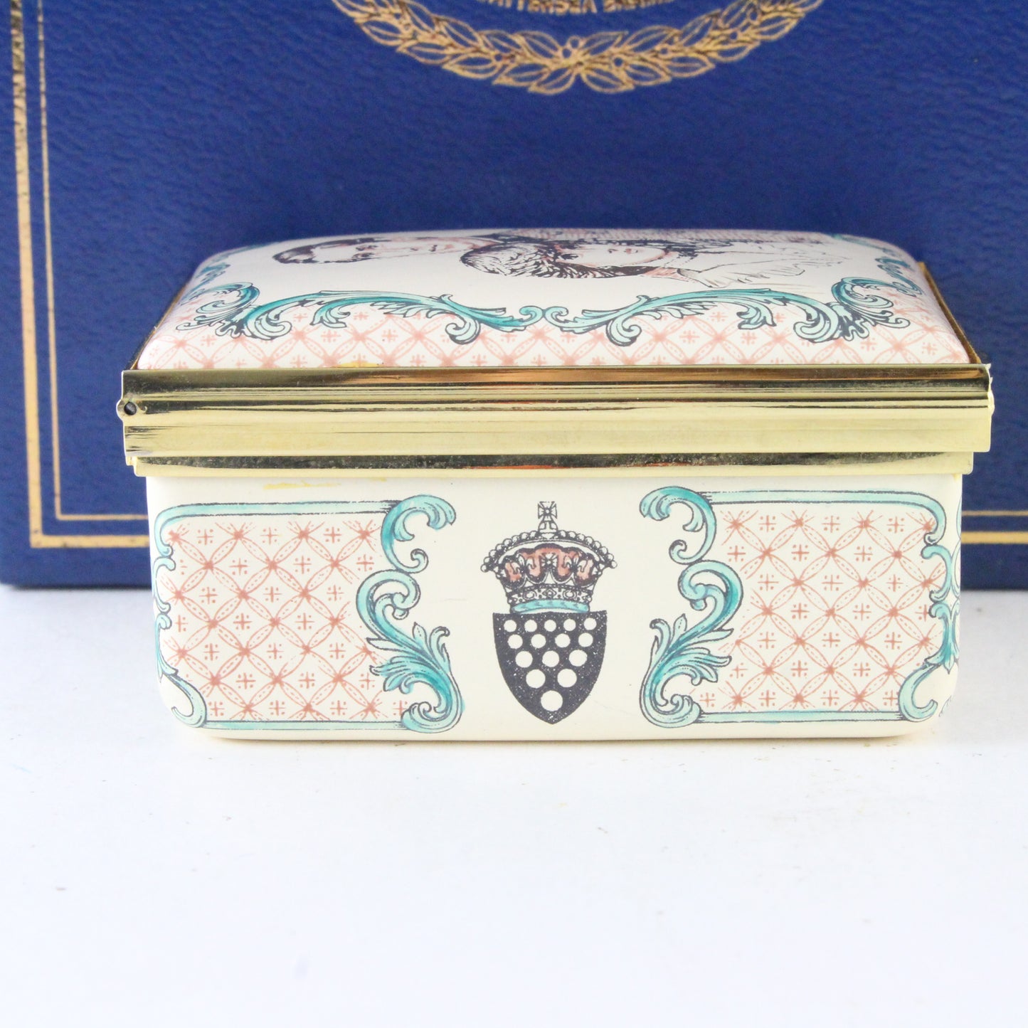 Halcyon Days Enamels Charles & Diana Wedding Portrait Enamel Box 1981 #11/1500