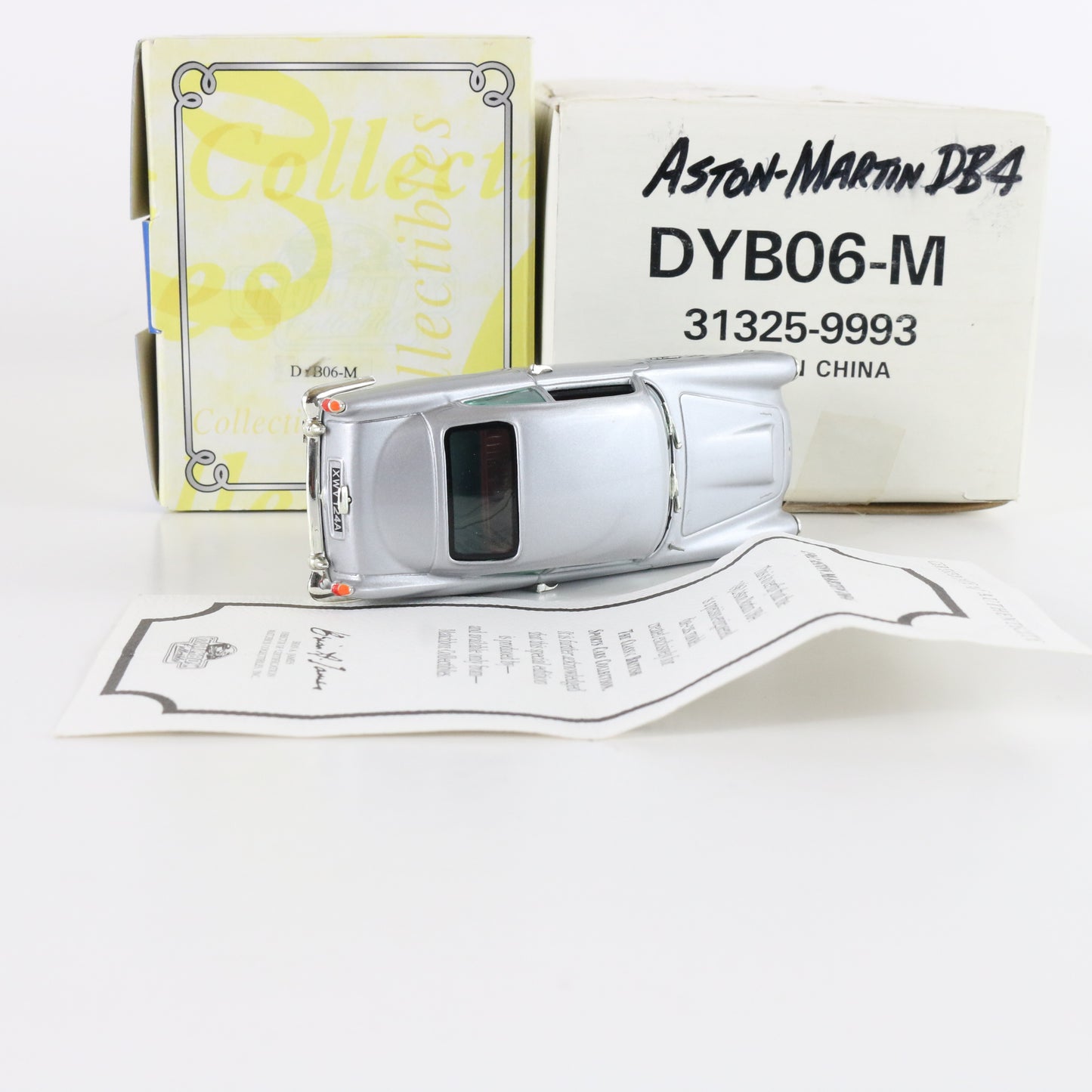 1962 '62 Aston Martin Db4 Silver British Sports Car Matchbox 1:43 Dyb06-m