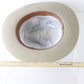 Borsalino Alessandria Mens Tan Hare and Rabbit Fur Felt Fedora W/ Feather 54cm