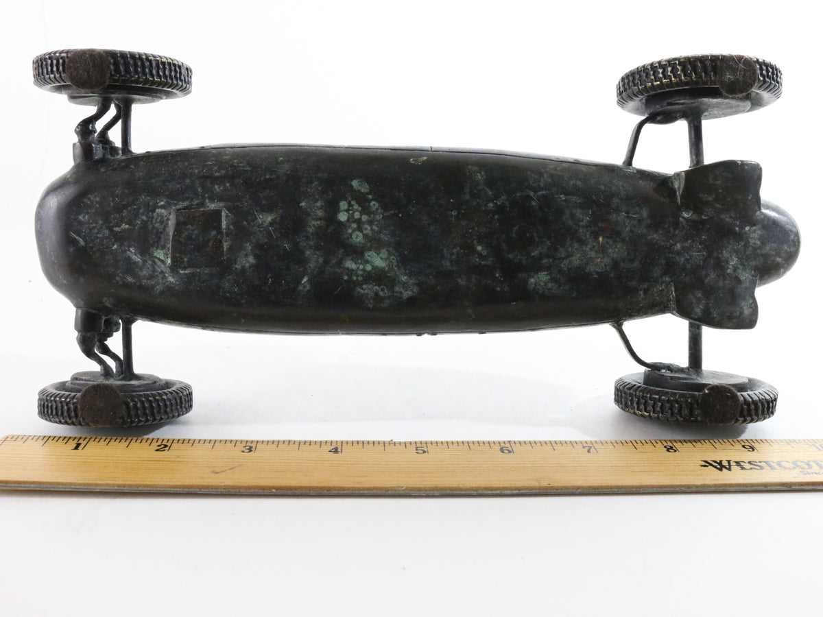 Auto Union Type C Vintage Cat Metal Racer Model Car 10" 4lbs 14oz