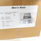 Biltmore Mens Classic Pumice Gray Straw Milan Fedora W/ Pin 6 5/8 53cm