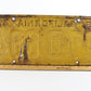 1947 California License Plate 77D684 Original Vintage Metal Automobile