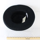 Fiesta Santa Barbara Mens Black Felt Cowboy Hat W/ Black Multicolor Band 7 56cm