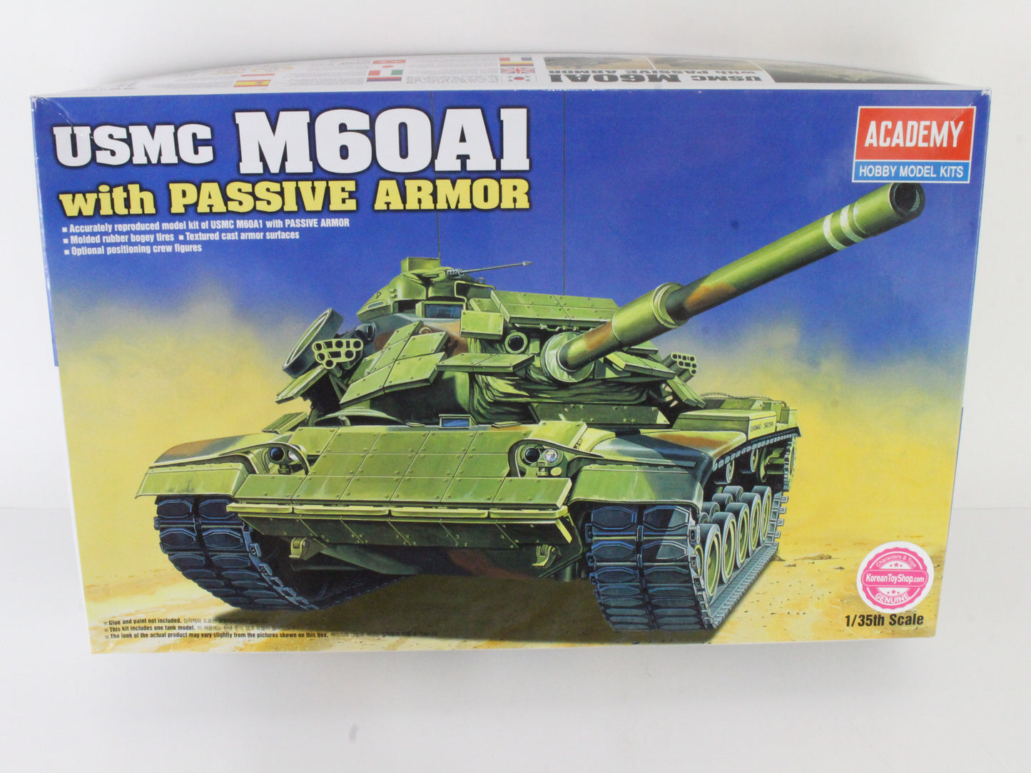 USMC M60a1 W/ Passive Armor 1:35 Academy Model Kit 13240