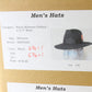Royal Biltmore Top Hatters Mens Black Felt Fedora Wide Brim MULTIPLE SIZES