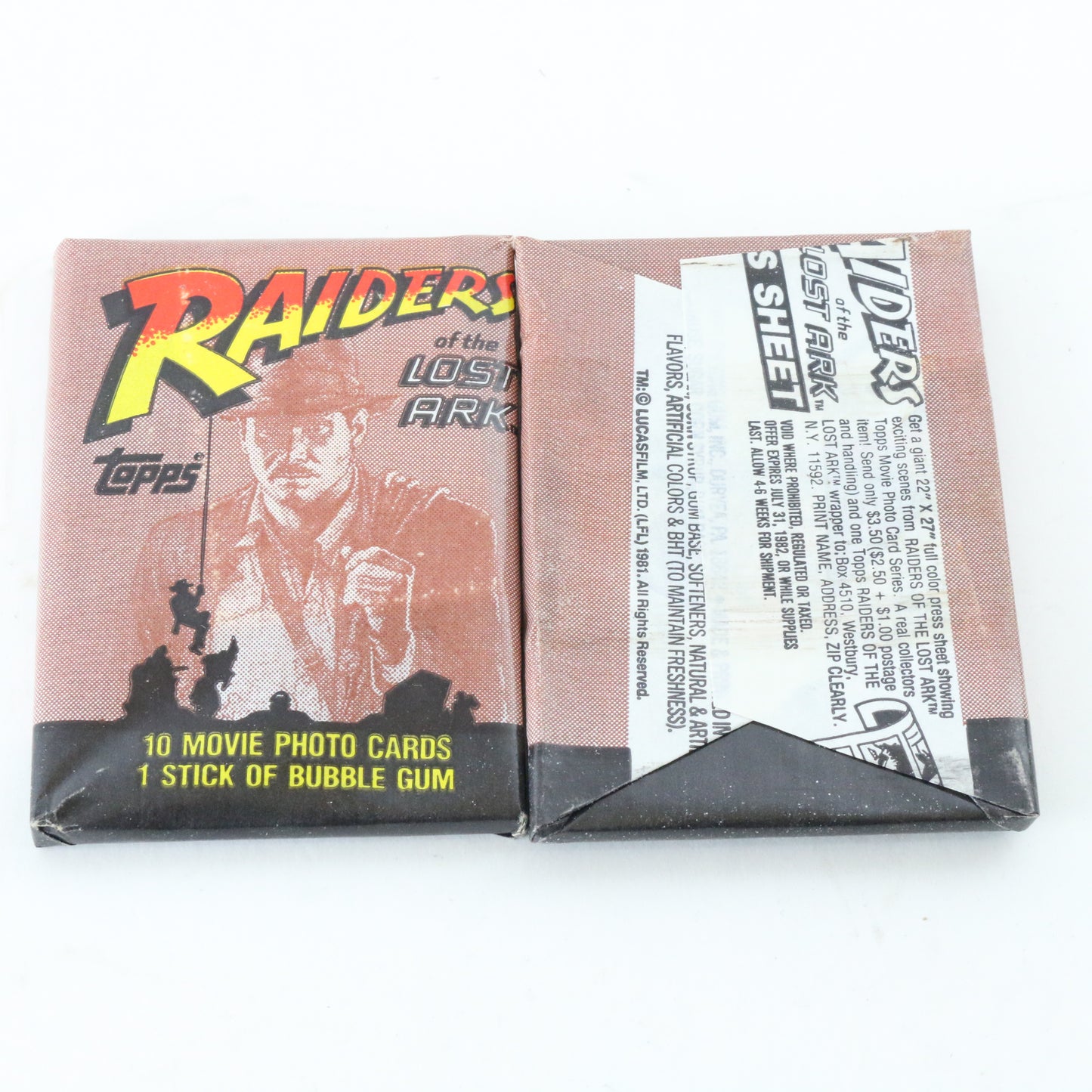 Set Of 41 Indiana Jones Raiders Of The Lost Ark Photo Card Packs Topps 1981