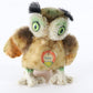 Vintage 4" Steiff Wittie Owl 1950s-60s Wool 4310 Green Eyes Germany