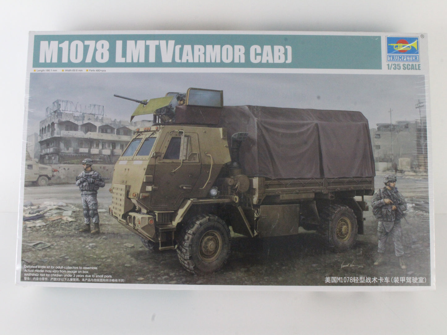 M1078 Lmtv Armor Cab 1:35 Trumpeter Model Kit 01009