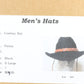 Fiesta Mens Classic Black Felt Western Style Hat W/ Brown Braided Band Xl