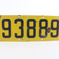 1915 California CAL License Plate Ing-rich 93889 Porcelain Metal Automotive