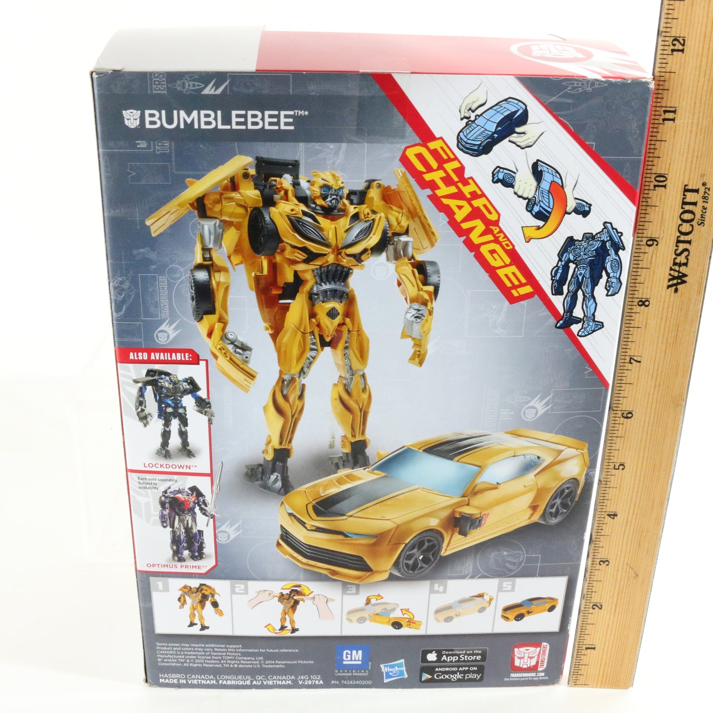 Bumblebee Flip & Change Transformers Age Of Extinction Hasbro Action Figure