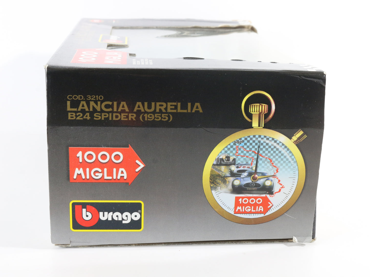 1955 Lancia Aurelia B24 Spider Blue 1000 Miglia Bburago 1:18 Model Car 3210