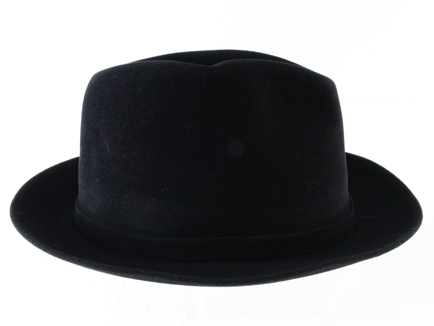 Dobbs Mens Classic Black Felt Fedora W/ Pin 7 1/2 60cm