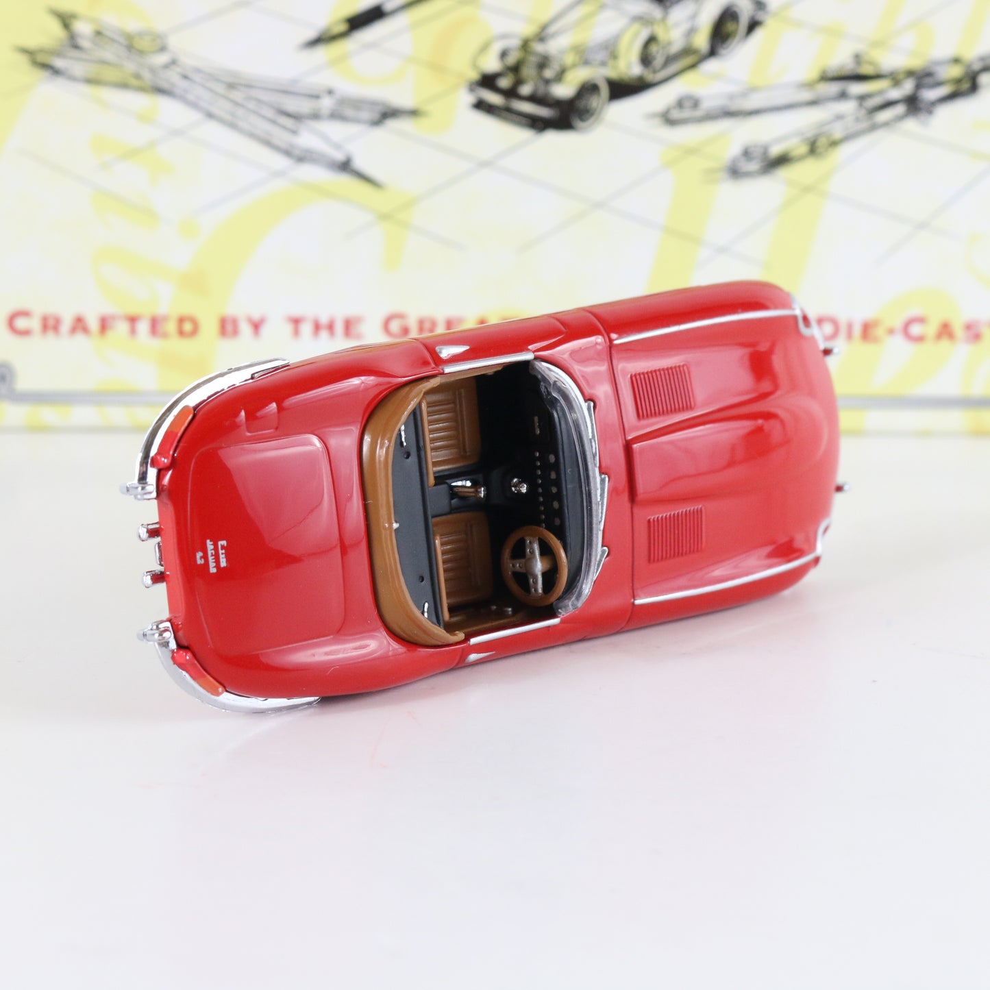 1967 Jaguar E Type Red British Sports Car Matchbox 1:43 Dybo2-m Model Car