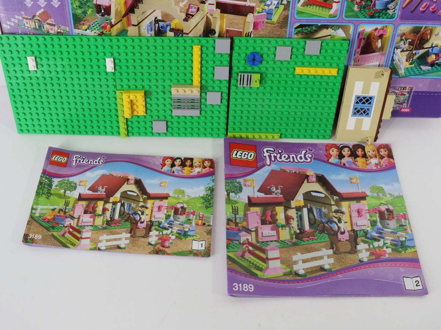 Lego Friends Heartlake Stables Partly Built Set 3189 W/ Box & Instructions