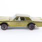 Vintage Hot Wheels Redline Custom Continental Mark III Gold Mattel 1968 USA