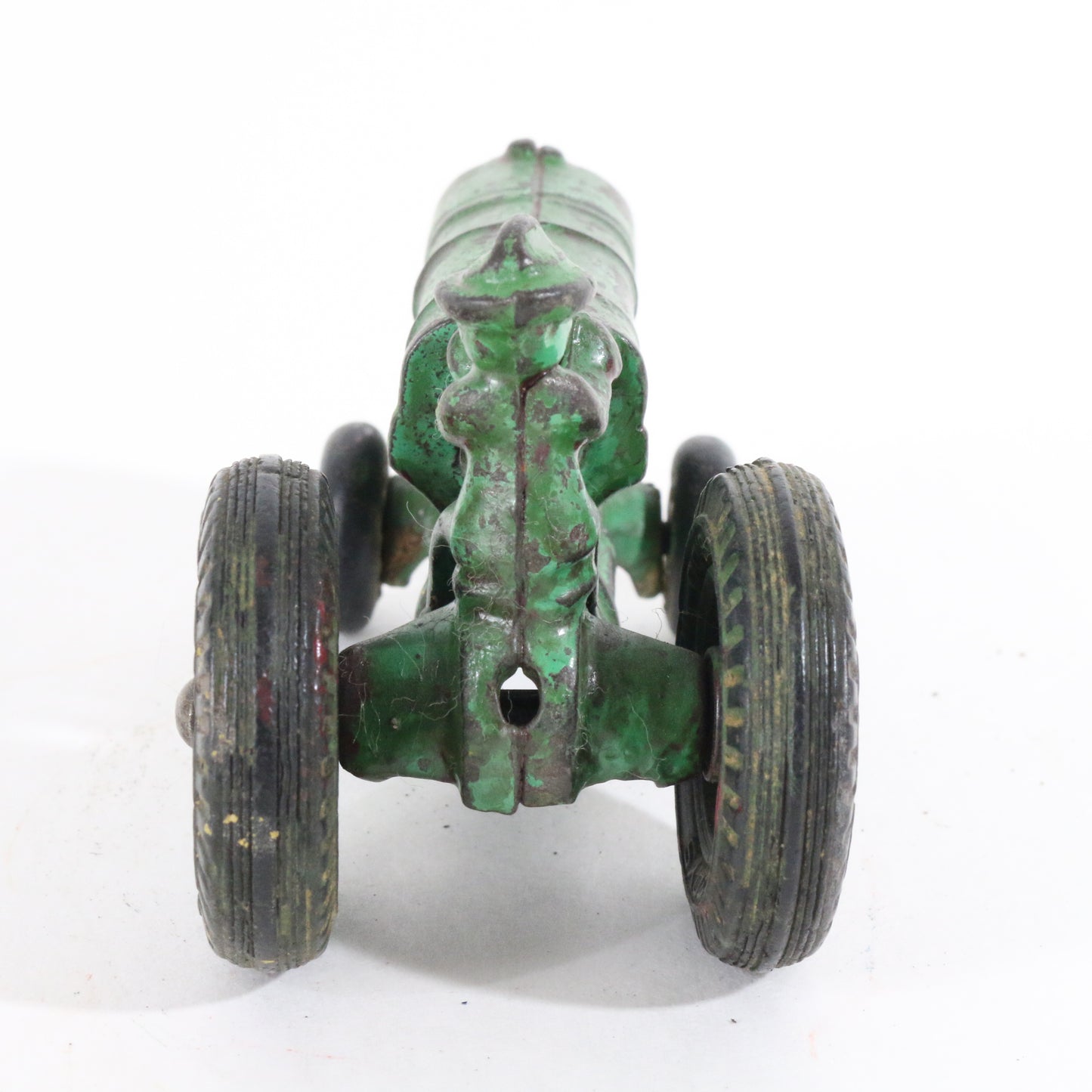 Vintage Green & Black Cast Iron Ford Tractor Farm Model Arcade 273r 3.5"