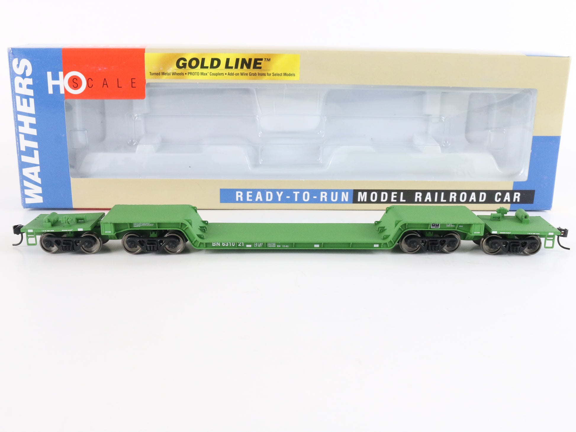 Burlington Northern Depressed Center Flat Car Walthers