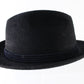 Royal Biltmore Gregory Mens DRESS Fedora Navy Blue Felt 7 5/8 61cm