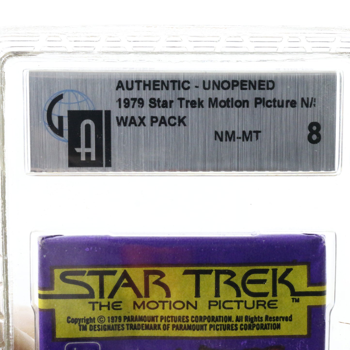 Star Trek Motion Picture 1979 Wax Pack Unopened Movie Cards GA 8 NM-MT