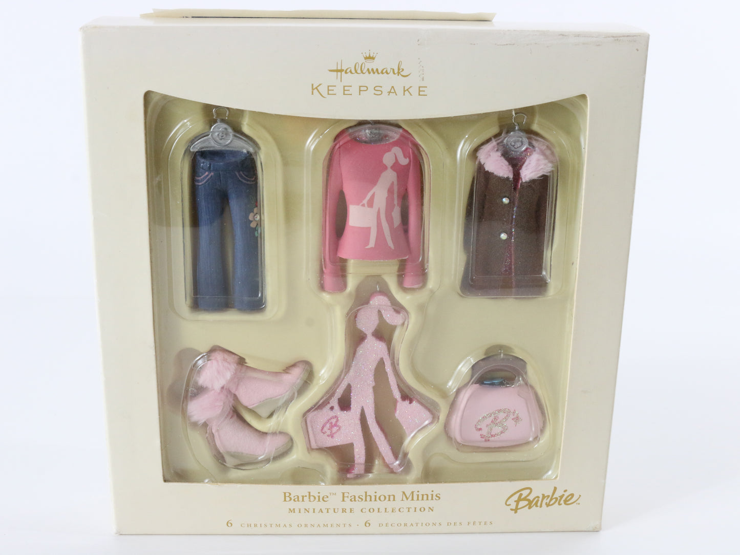 Hallmark Keepsake Fashion Minis Barbie Christmas XMAS Ornaments Mattel 2006