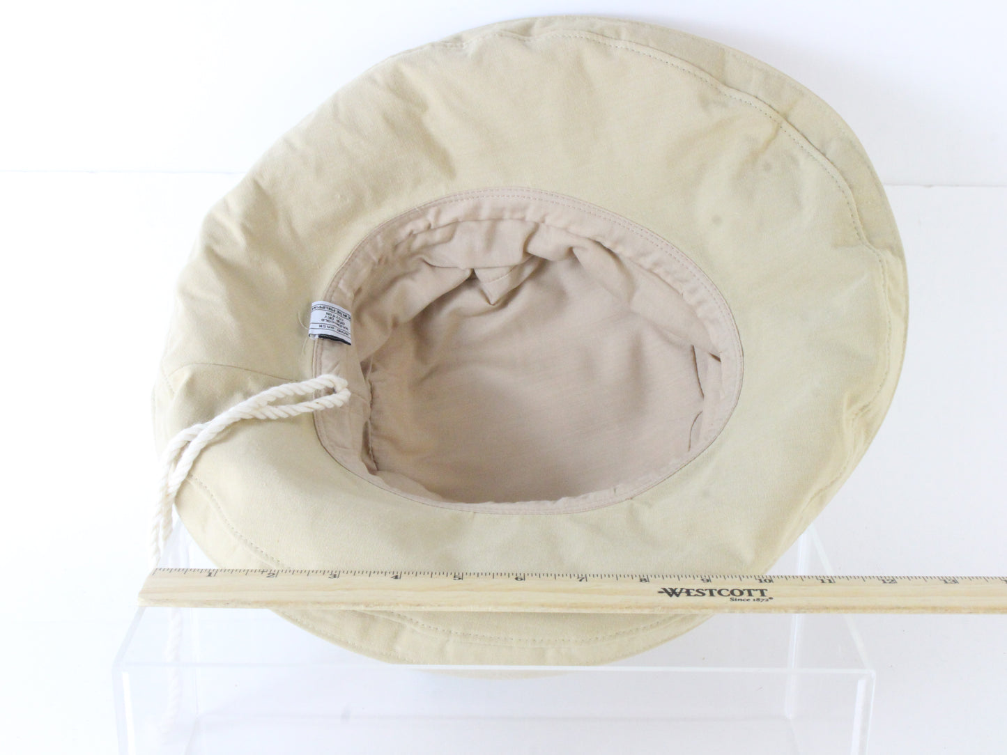 Top Cover Collections Australian Designed Ladies Tan Cotton Hat Adjustable