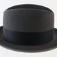 Stetson Mens Classic Caribou Gray Felt Fedora W/ Tan Feathers 6 5/8 53cm