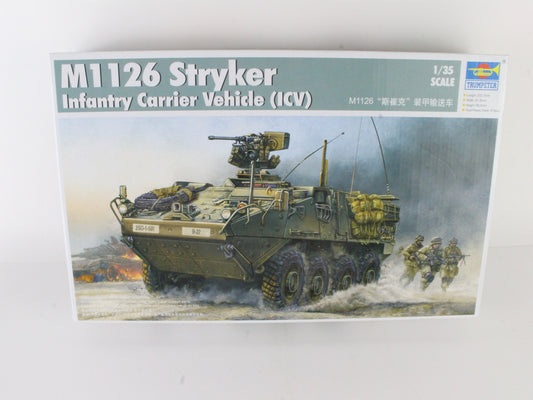 M1126 Stryker Infantry Carrier Vehicle Icv 1:35 Trumpeter Model Kit 00375