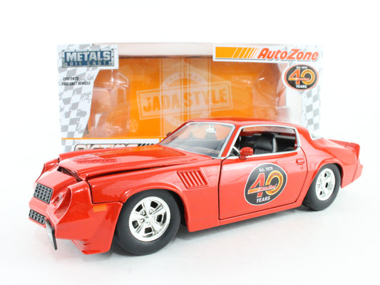 1979 Chevy Camaro Z28 Red 40 YEARS Bigtime Muscle Jada 1:24 Scale Model 31152