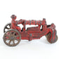 Vintage Red Steam Roller Tractor Farm Model AC Williams Cast Iron 4"