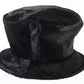 Peter Bettley London Ladies Boutique Black Acrylic/modacrylic Hat 7 56cm