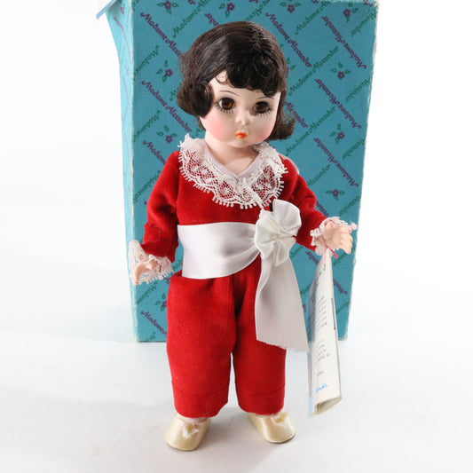 Vintage Madam Alexander Red Boy 440 Little Women Doll 7.5" W/ Box