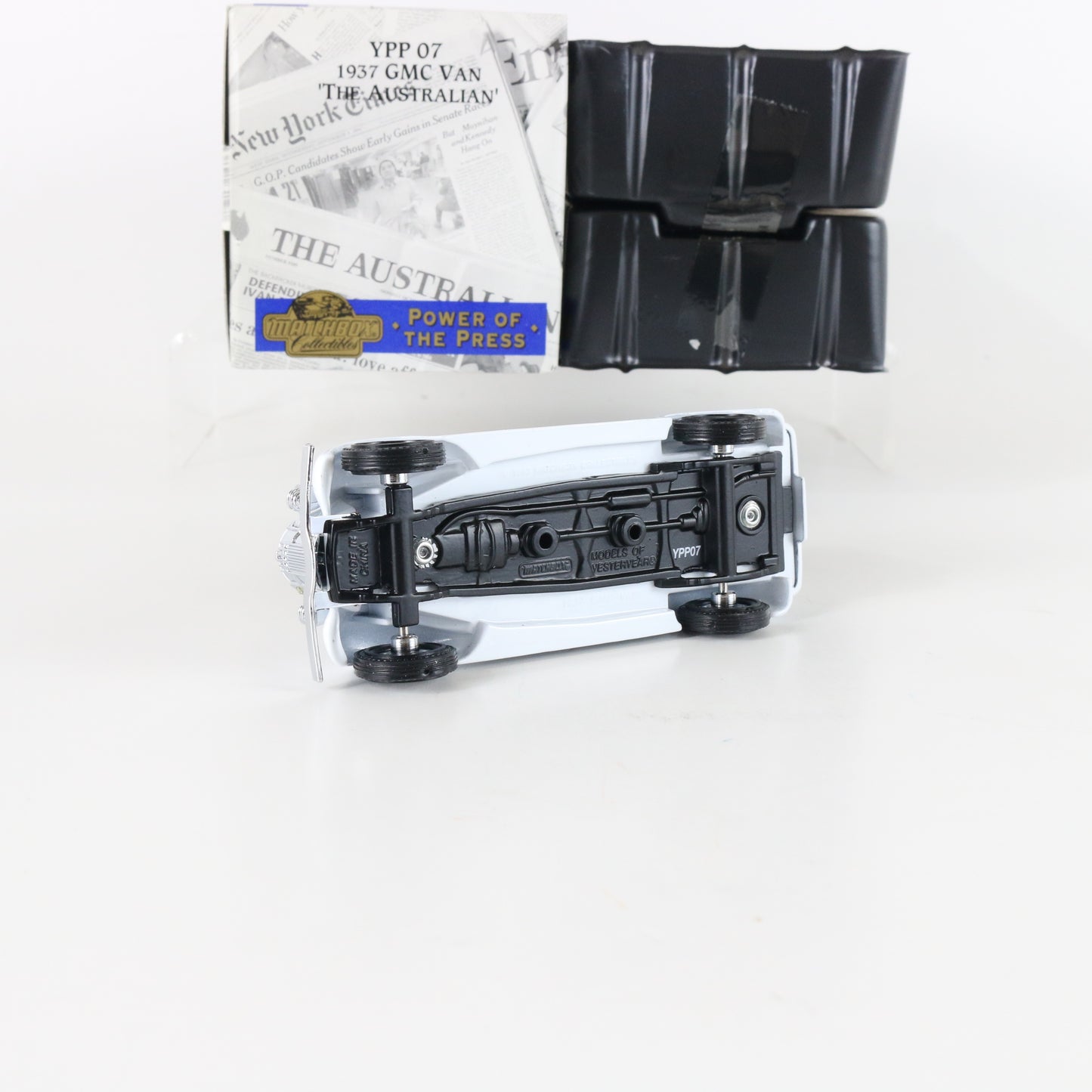 1937 Gmc News Van Australian Power Of The Press Matchbox 1:43 Ypp07