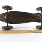 Solid Bronze Sculpture #10 Model Race Car W/ Driver 13.5" 10lbs 12oz