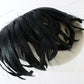 Sonni Of California Ladies White Boutique Hat W/ Black Feathers 7 1/8 57cm