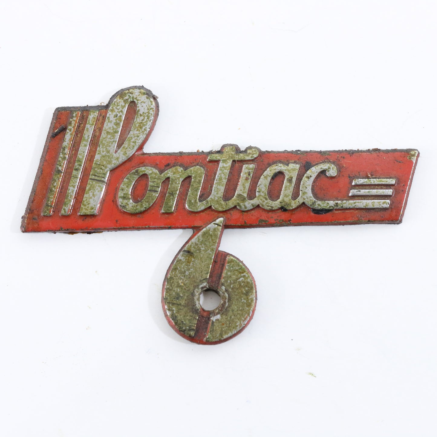 Pontiac 6 Fox Company 1936 Automobile Emblem Badge 3"