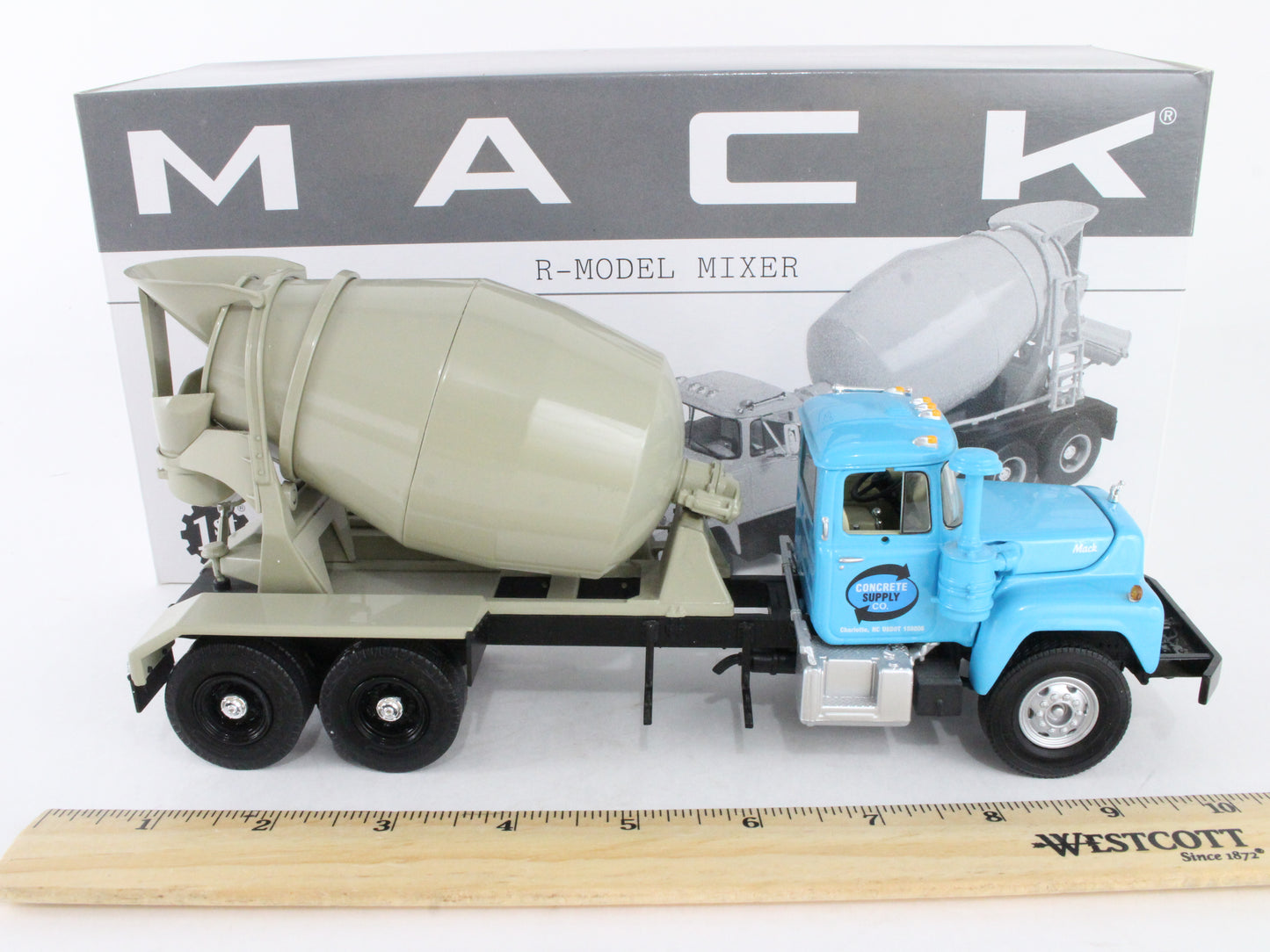 Mack R-Model Mixer Concrete Supply First Gear 1:34 Model 19-2622