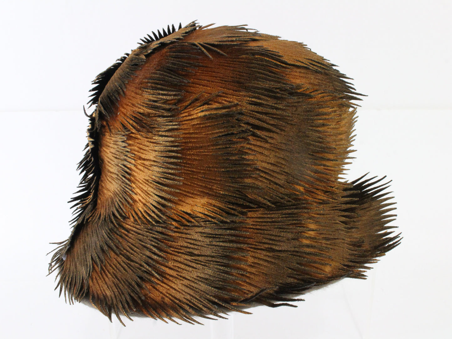 Bailey Tomlin Furry Cloche Orange Ladies Boutique Hat 7 56cm