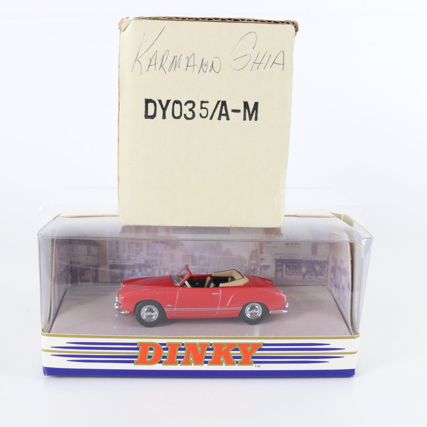 Vw Volkswagen Karmann Ghia Cabrio Dinky Matchbox 1:43 Model Car Dy036/a