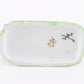 Vintage Yellow & Blue Stump Container W/ Lid Ceramic Pixie 3.5. In